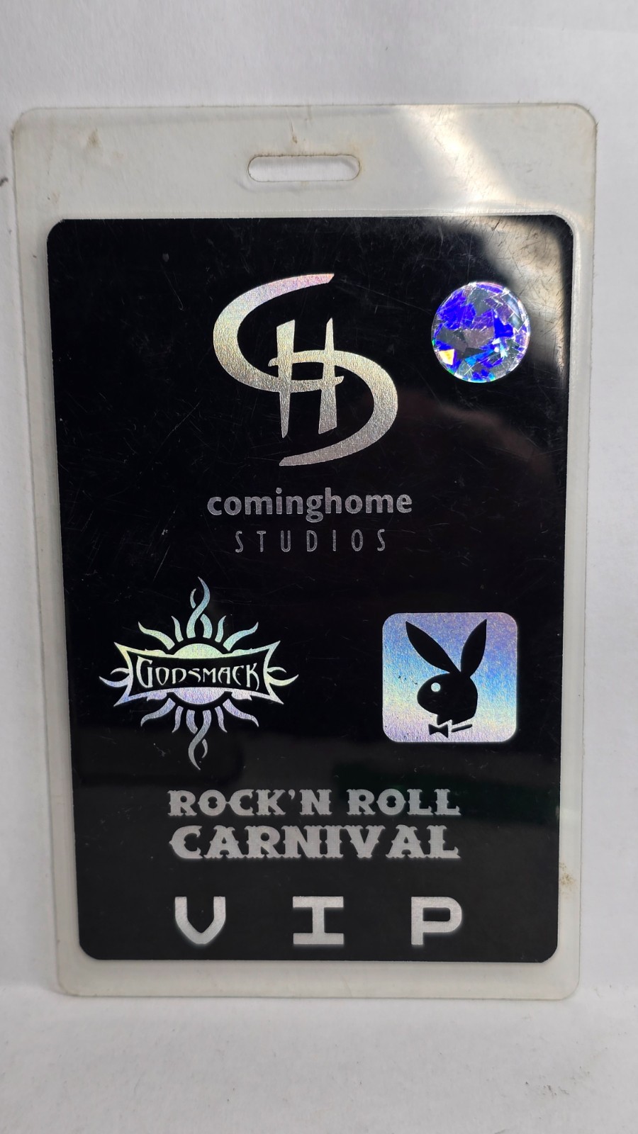 Rock’n Roll Carnival VIP Backstage Pass Laminate Godsmack Playboy Coming Home