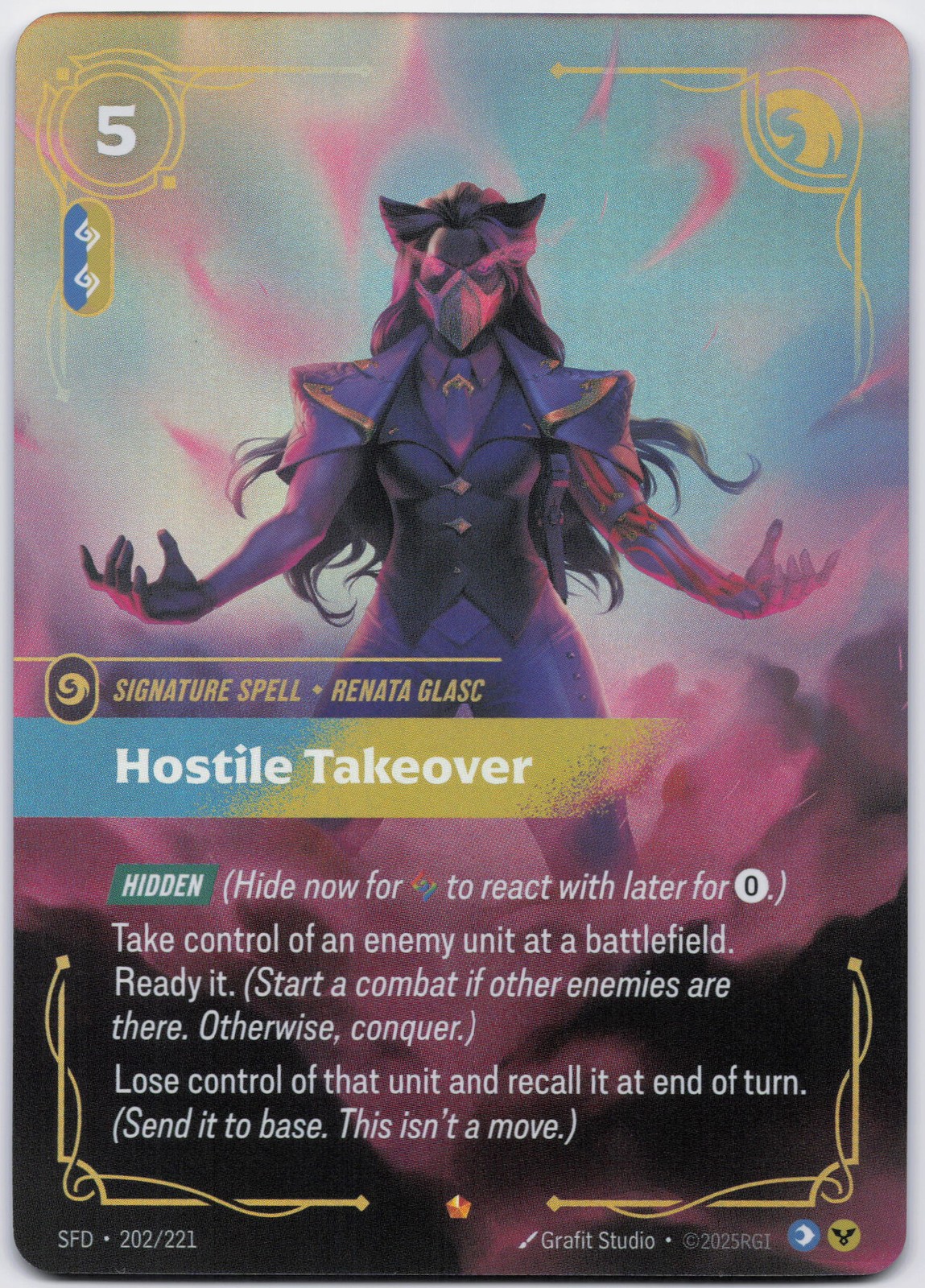 Hostile Takeover Epic Spiritforged 202/221 NM