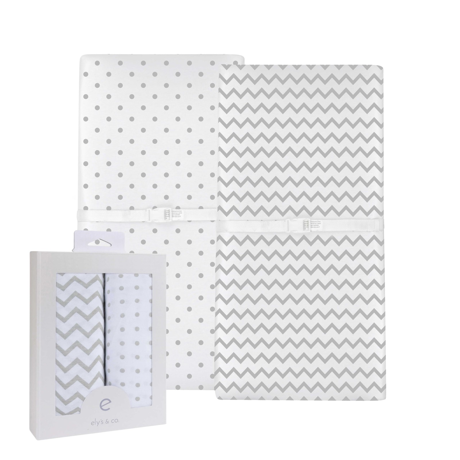 Changing Pad Cover 2 Pack - Baby Changing Pad Cover with 100% Jersey Cotton -...