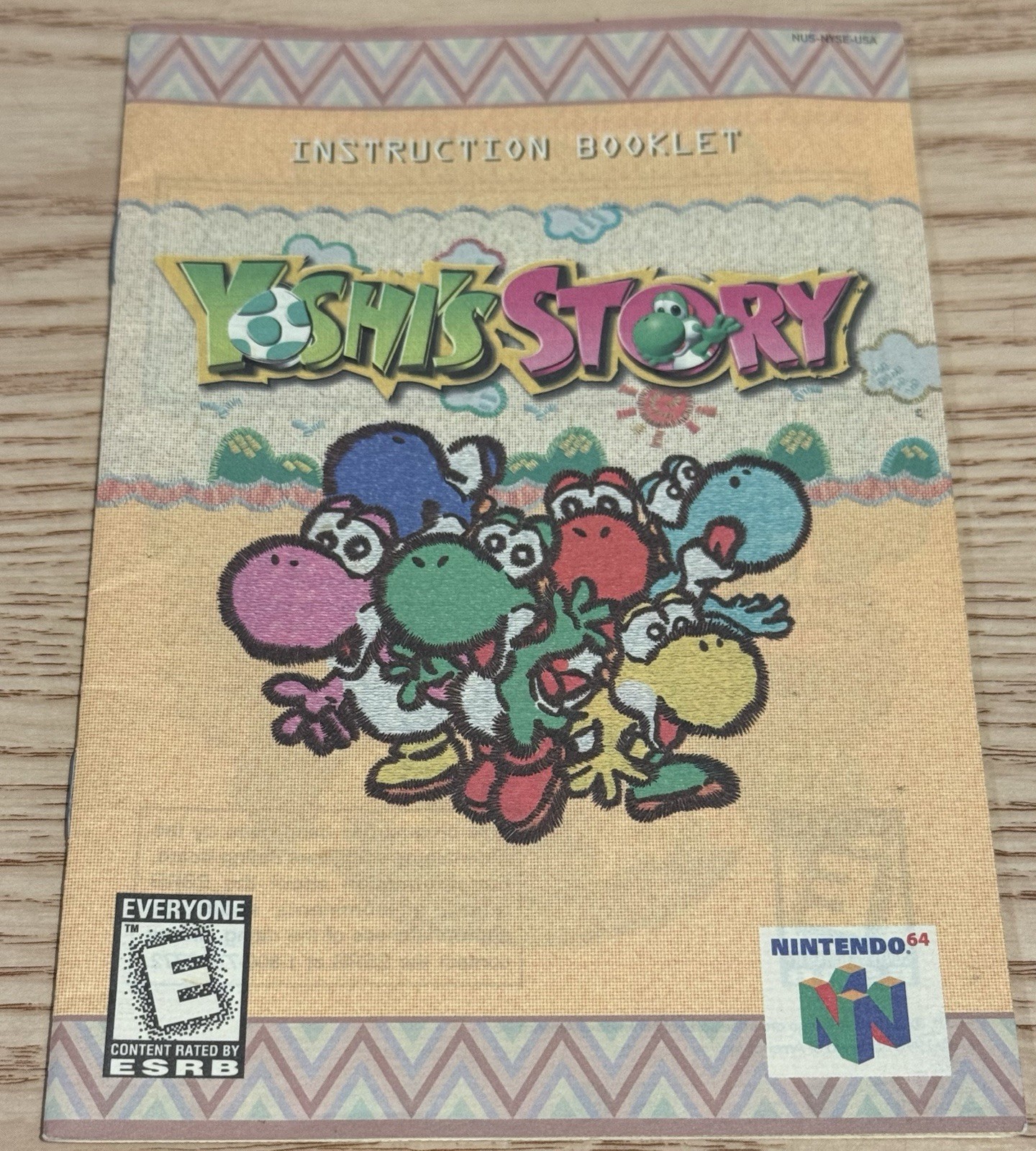 Yoshi’s Story N64 Manual Only