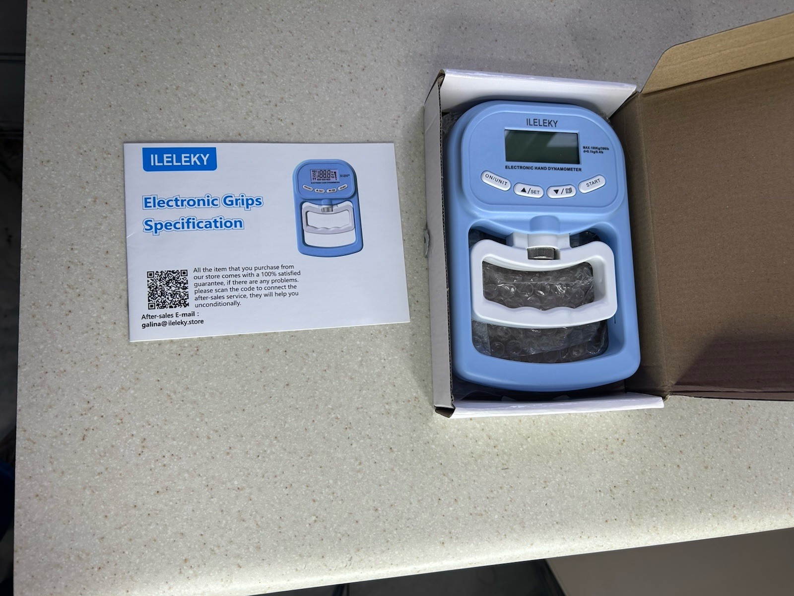 ILELEKY Electronic Hand Dynamometer