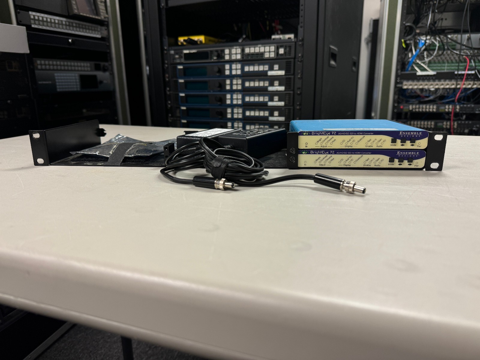 2  Ensemble Designs Bright Eye 72 3G/HD/SD SDI To HDMI Converter w. Rackmount