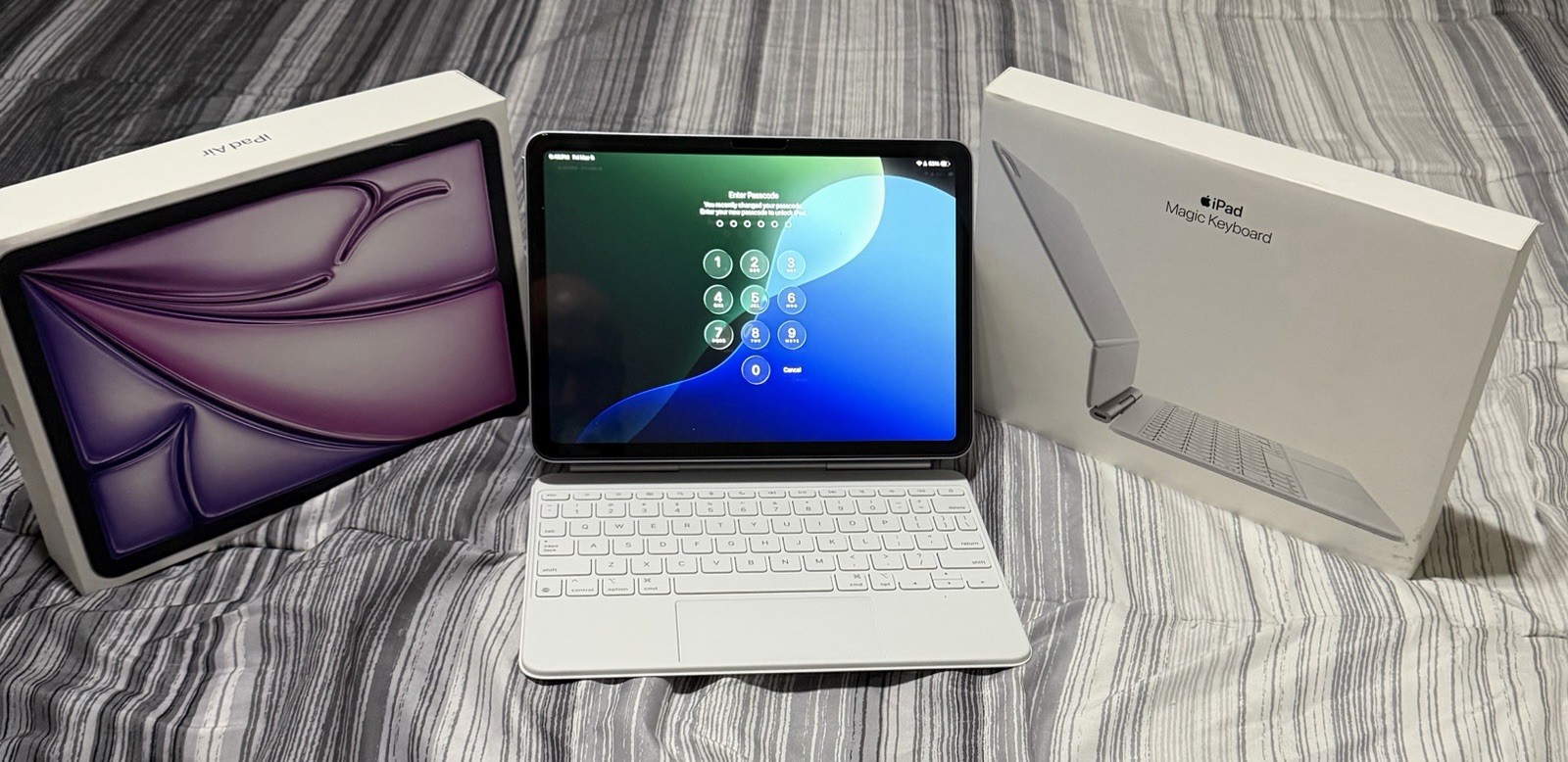 Ipad Air 11-inch M3 2025 128 GB Warranty Valid Until October 2026+ Appl Keybrd