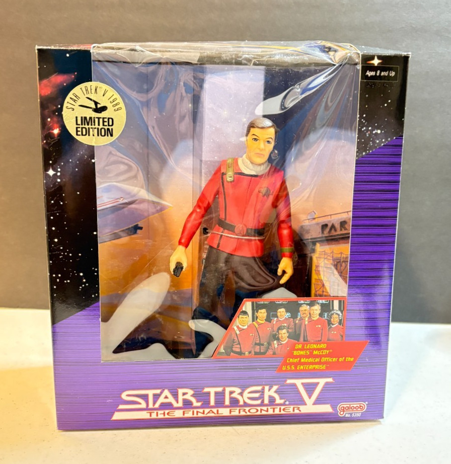Galoob Star Trek V The Final Frontier Dr Leonard Bones McCoy Limited Ed. 1989