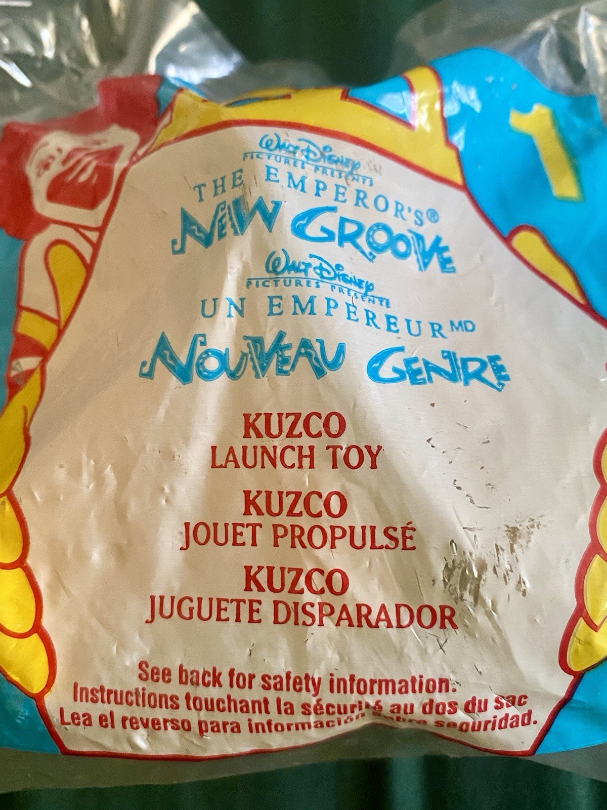 NEW 2000 McDonald's Disney The Emperor’s New Groove KUZCO Launch Happy Meal Toy