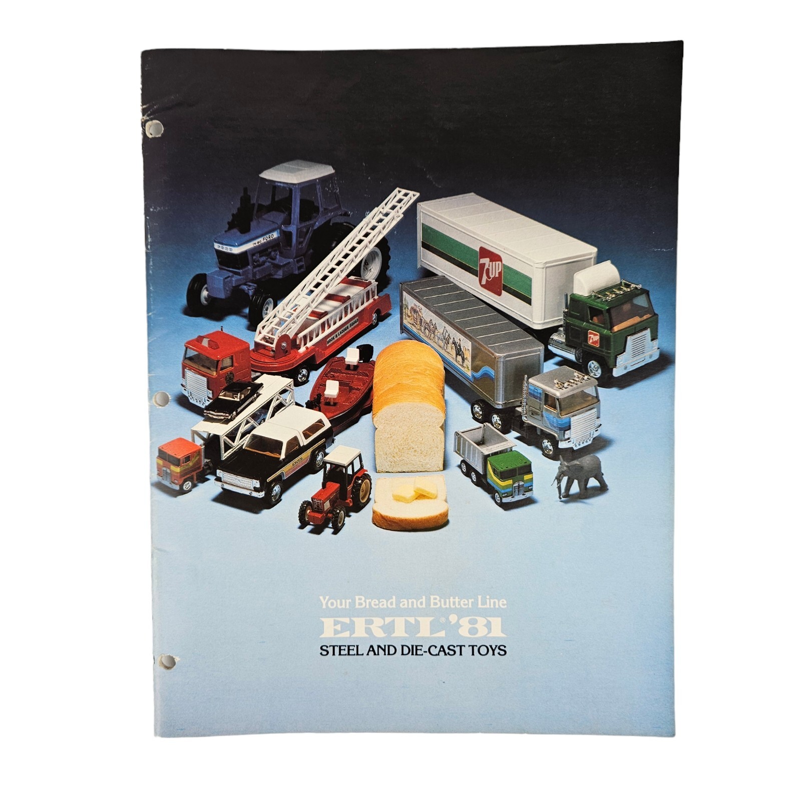 1981 ERTL TOYS Toy Catalog Steel and Die Cast Tractor Farming Models Original