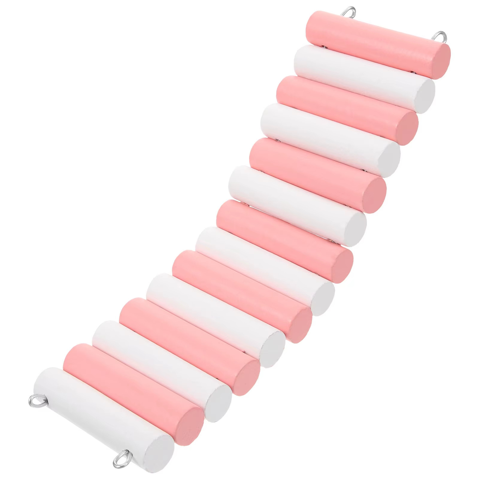 Wooden Ladder Hamster Climbing Accessory Stylish Color Multi Functional Furnitur