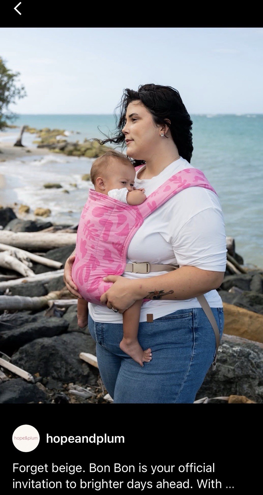 BNIB hope&plum Lark SL Bon Bon baby carrier  (sold out print) 