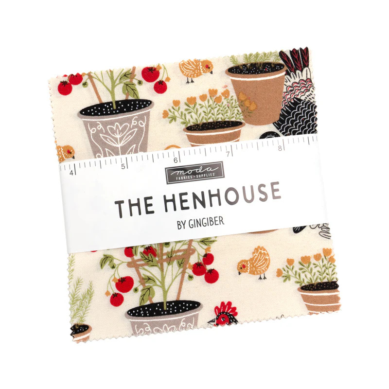MODA - The Henhouse Charm Pack by Gingiber 42 pcs