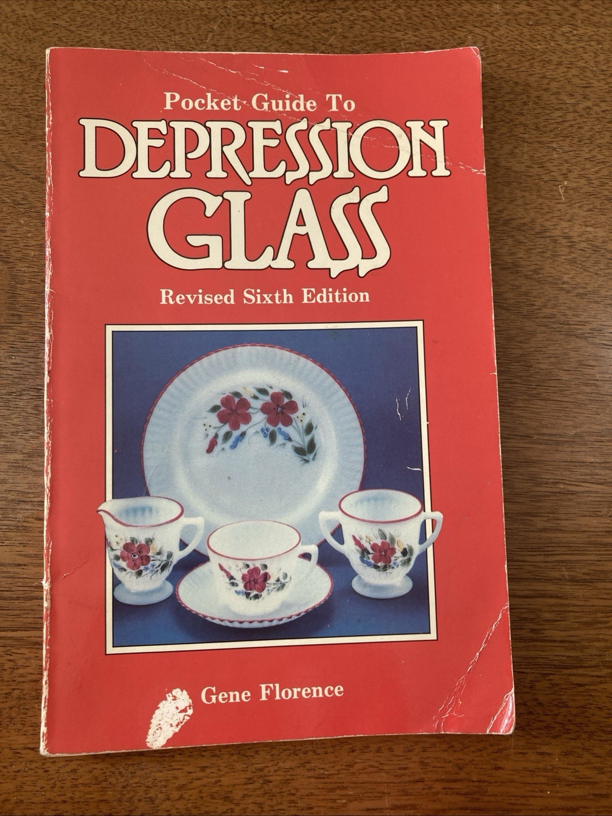 Pocket Guide To Depression Glass Revised 6th Edition Gene Florence Vintage 1989