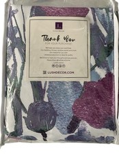 Tulip Floral Lush Decor Zuri Flora Light Filtering Window Panels 