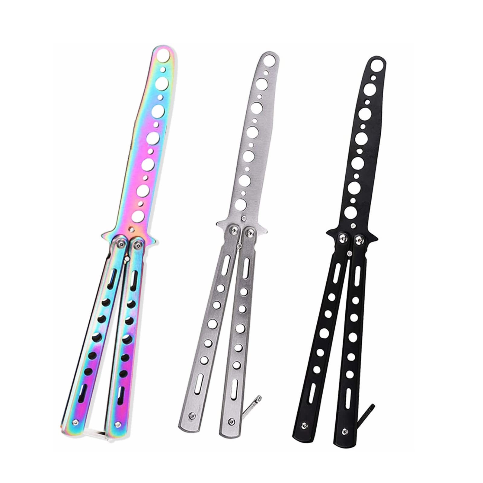 KALOPEZY 3 Pack Butterfly Trainer Practice 3 Count (Pack of 1), 3 Colors 