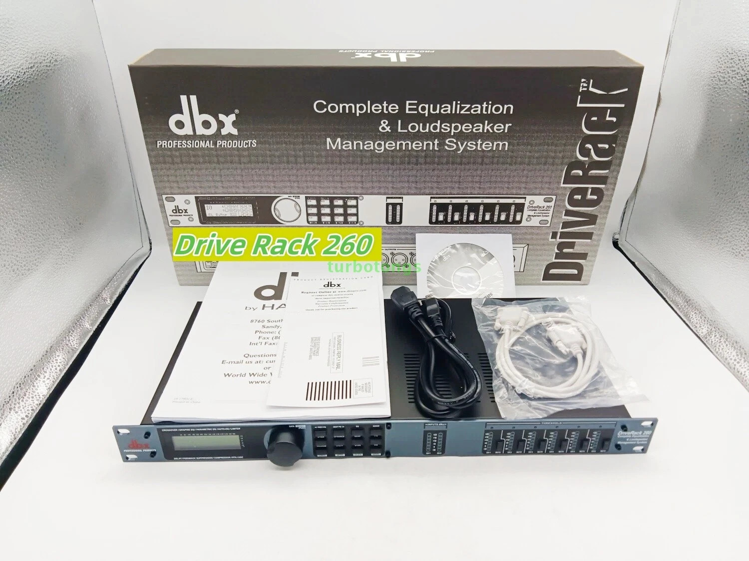DBX Drive Rack 260 DriveRack 2x6 Speaker Management Processor PROAUDIOSTAR NEW