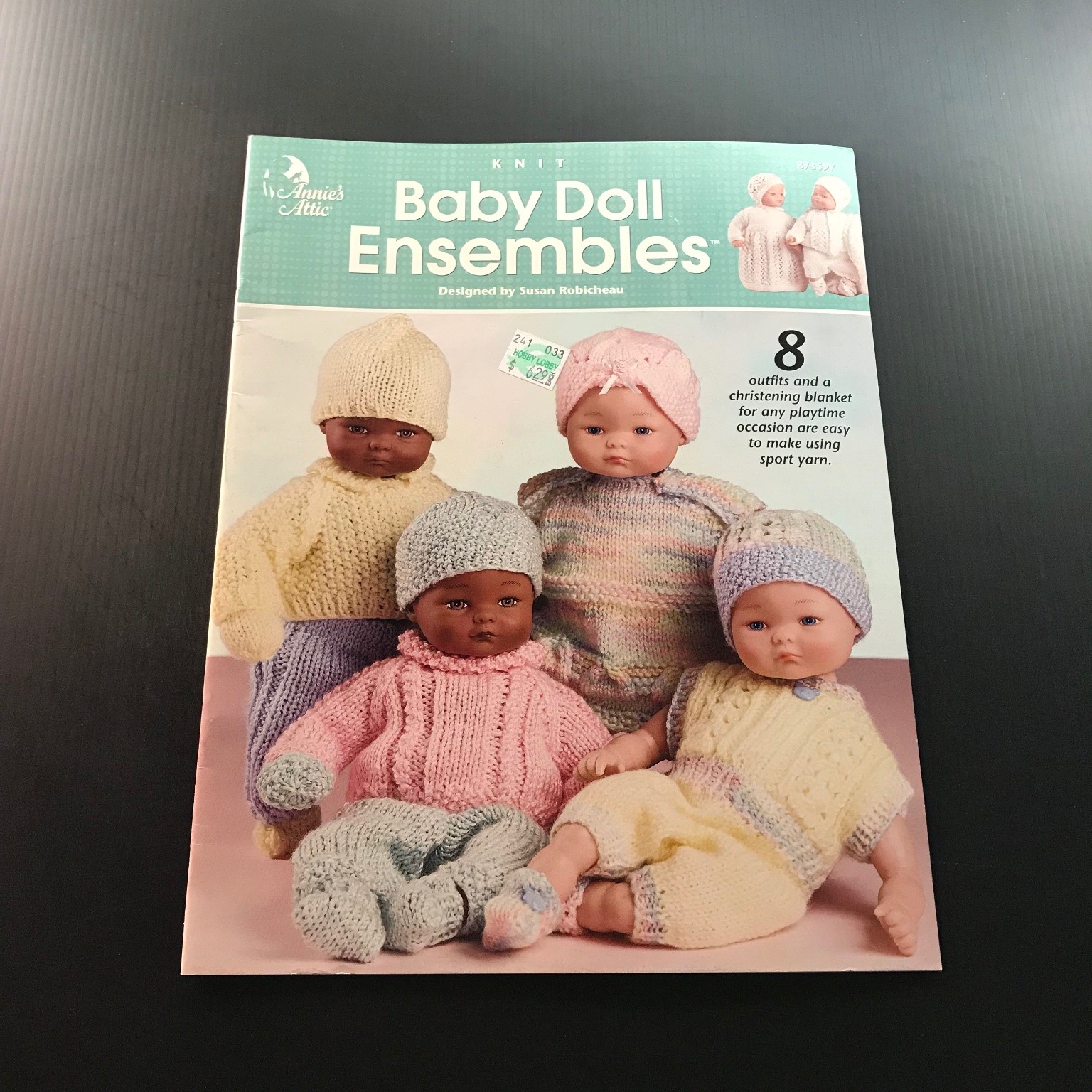 Baby Doll Ensembles Knit Patterns by Susan Robicheau 2002 8 Outfits