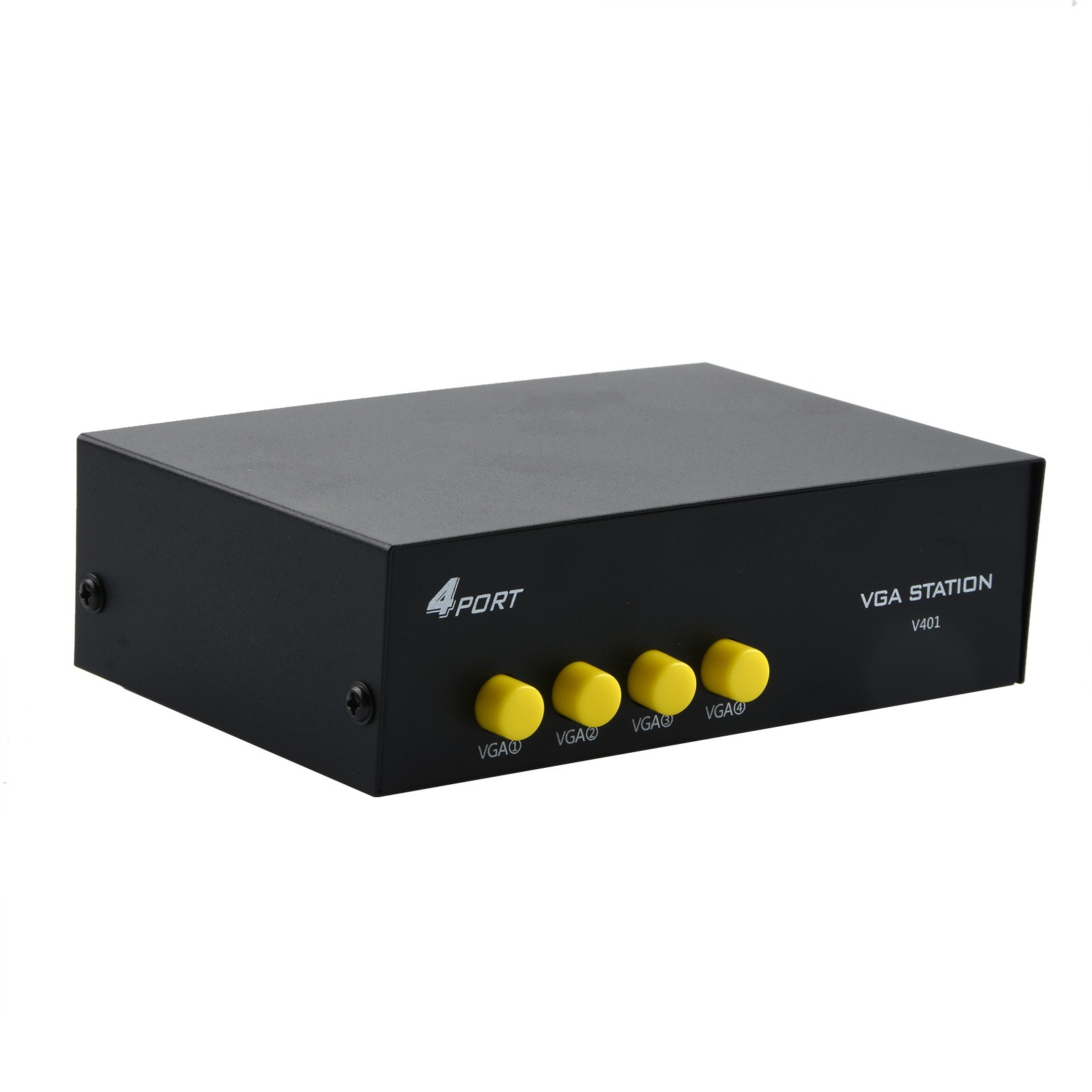 4 Port VGA Switch Video Selector Switcher Box 4 Input 1 Output 4x1 VGA Switch