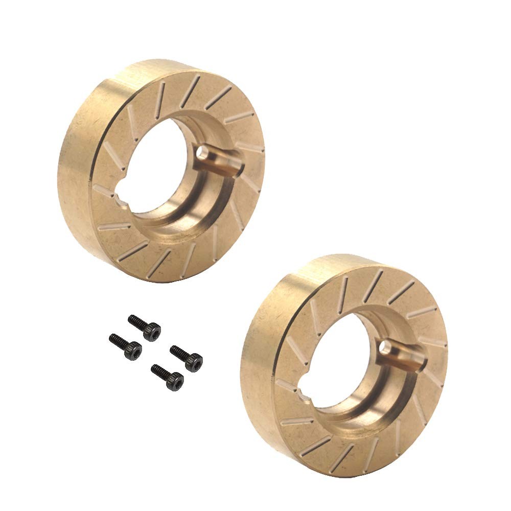 2Pcs ShareGoo Brass 68g RC Wheel Knuckle Steering Copper Internal Counterweig...