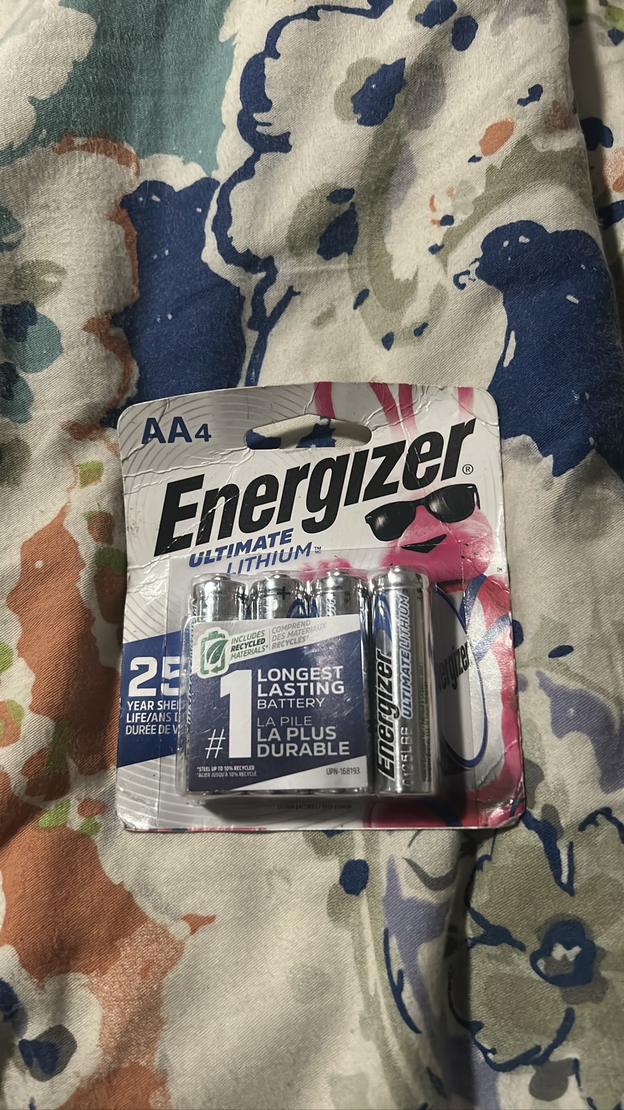 Energizer AA Ultimate Lithium 4pk L91SBP-4 Exp 2050