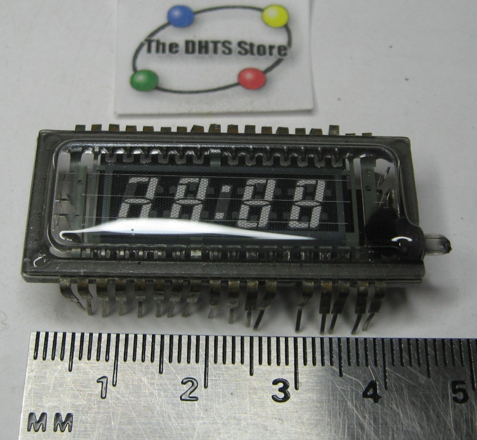 Futaba 4-ST-50 Clock 7-Segment Fluorescent Gas Display Tube unit - Used Qty 1