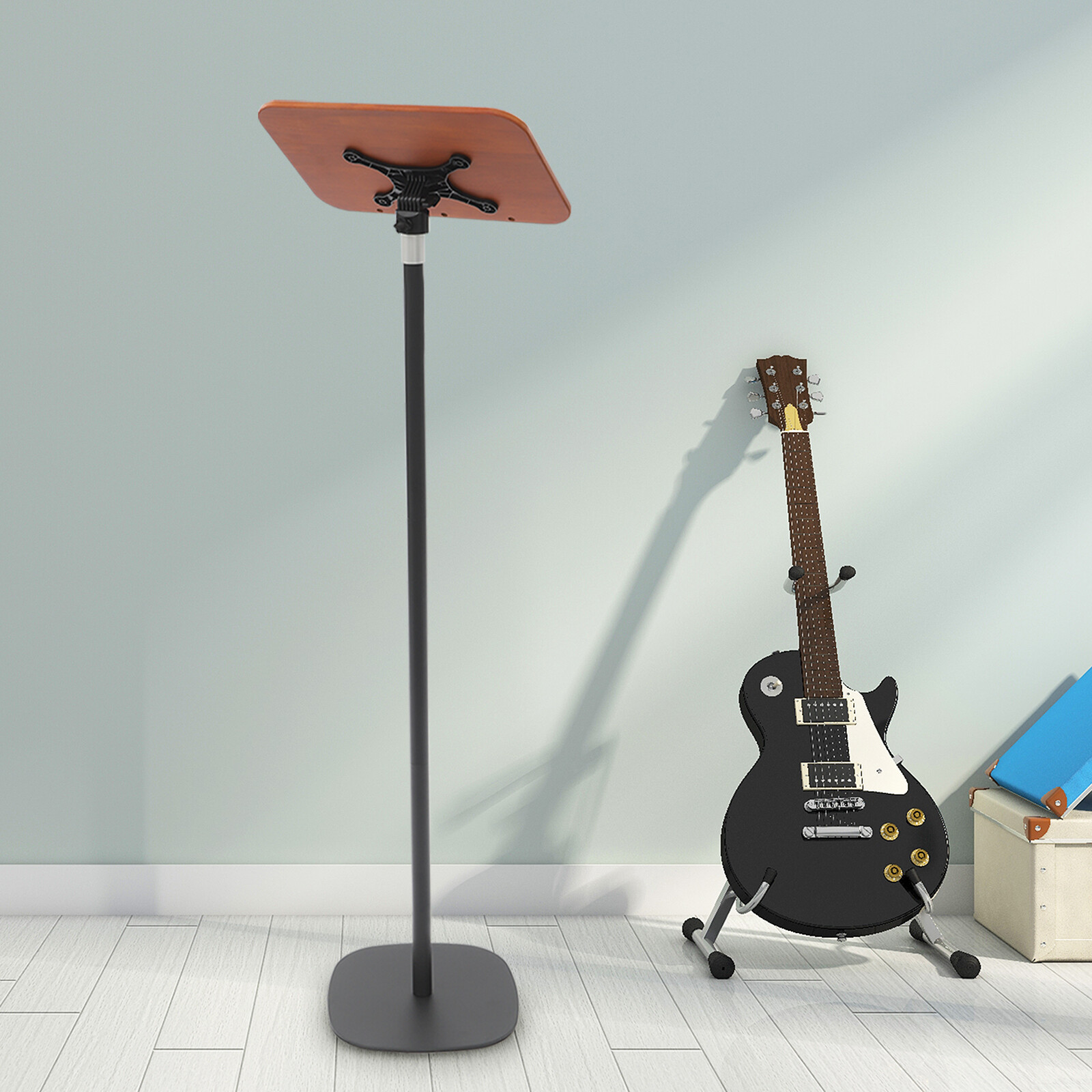 Wooden Music Stand, Wood Book Stand, Multifunction Book Stand Adjustable Height