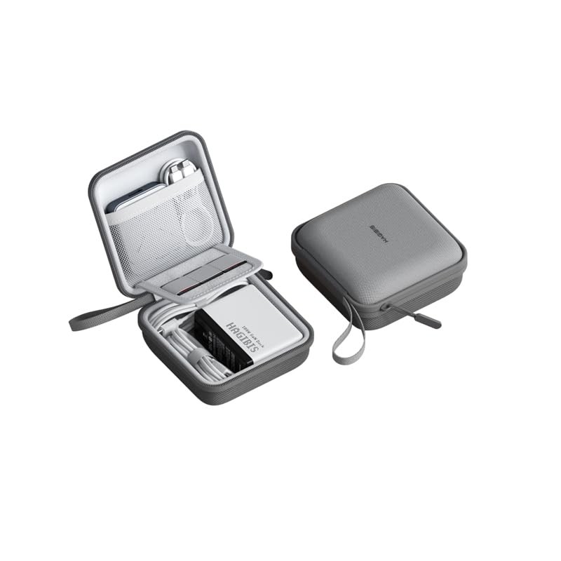 Hagibis Electronics Organizer Travel Case Cable Bag Small, Grey 