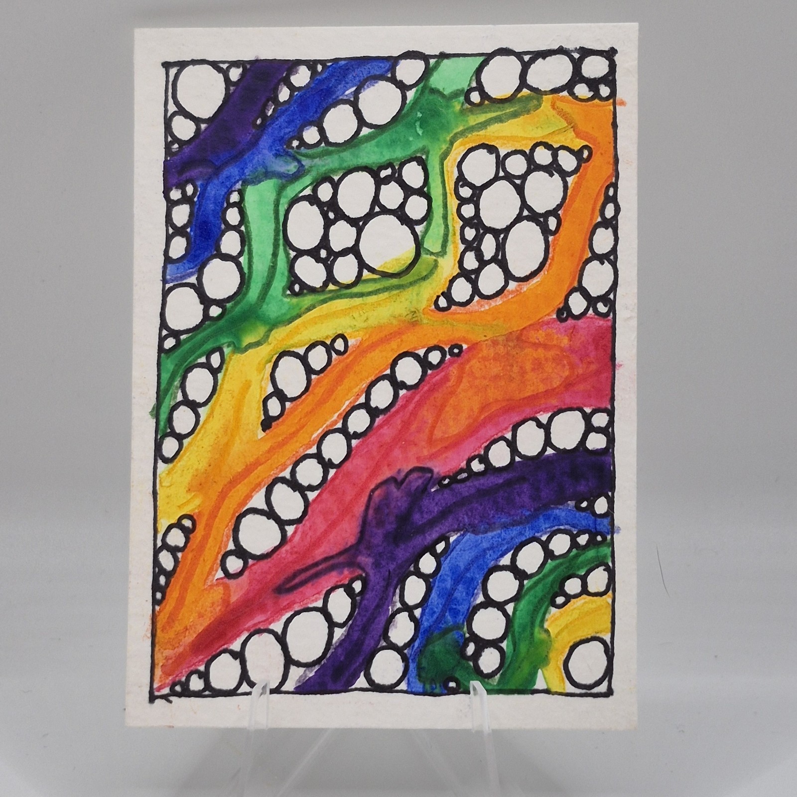 ACEO Original, Watercolor Mini Painting, 3.5in by 2.5in Art