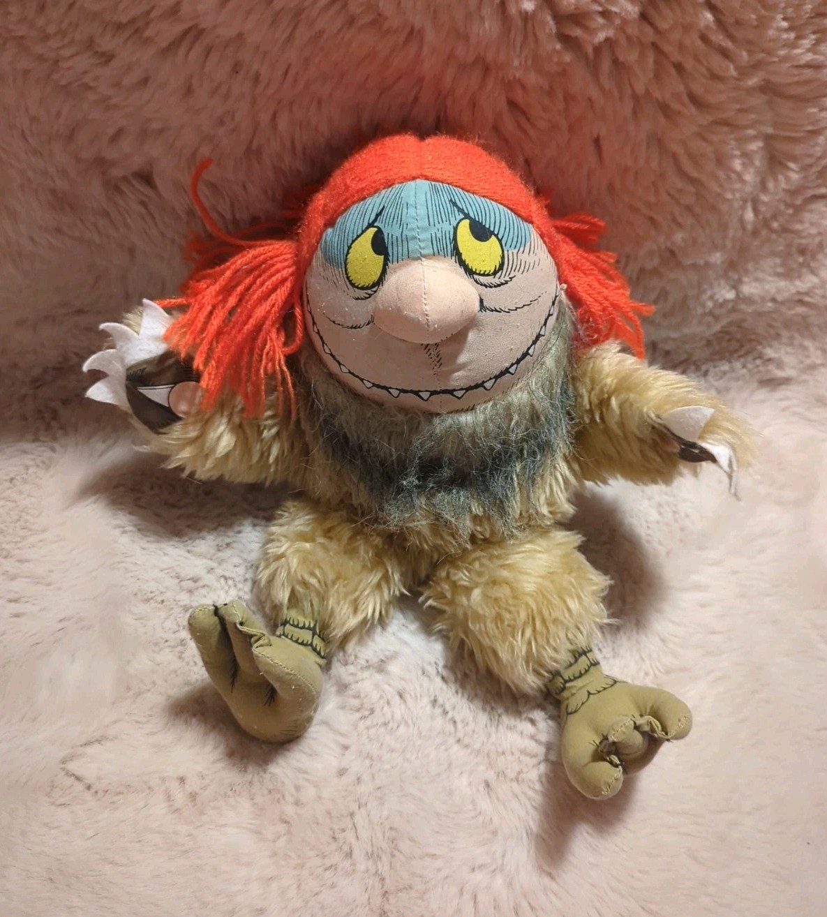 1963 14" Where The Wild Things Are Crocodile Creek Sipi Stuffed Plush Puppet Toy