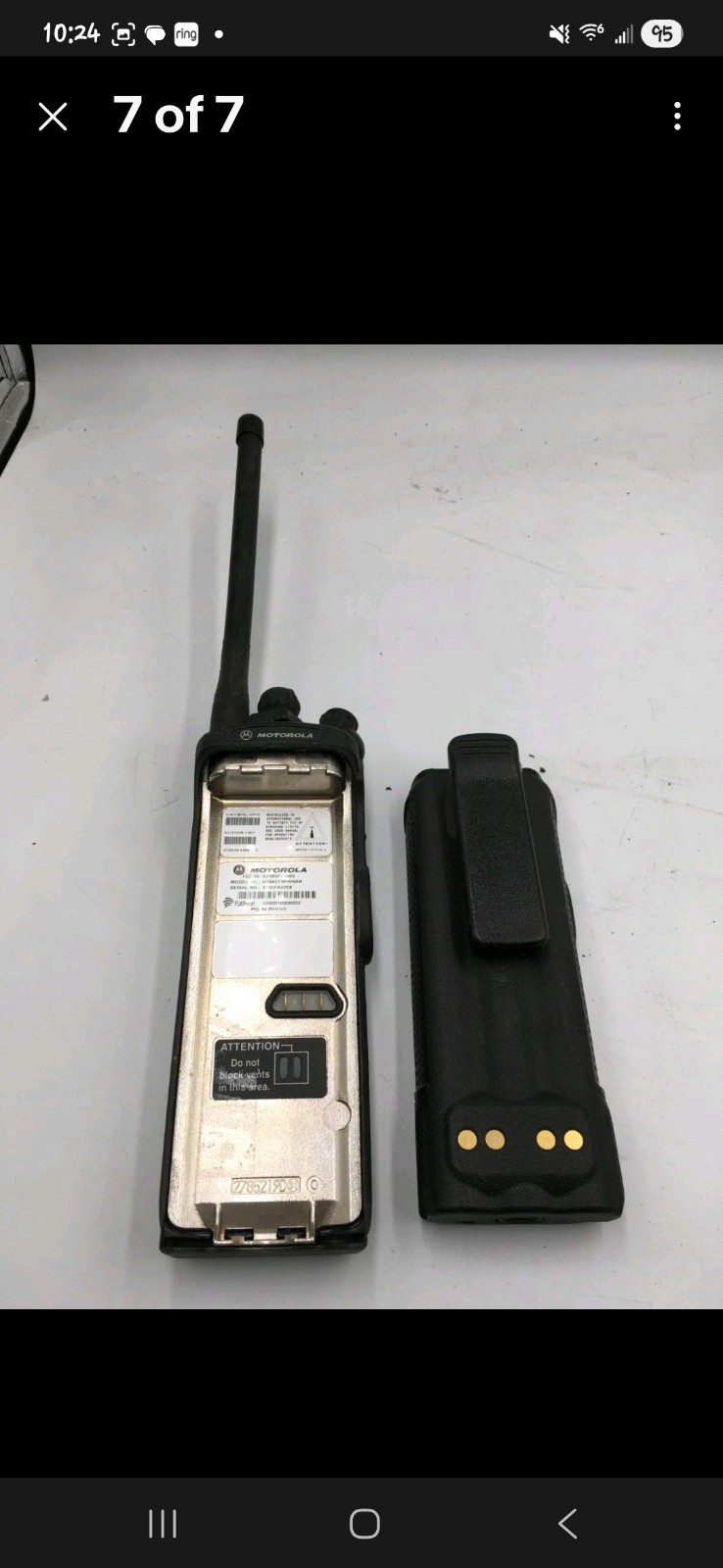 Motorola XTS5000 ASTRO  136-174 MHz / VHF P25 Portable Radio H18KEF9PW6AN RS