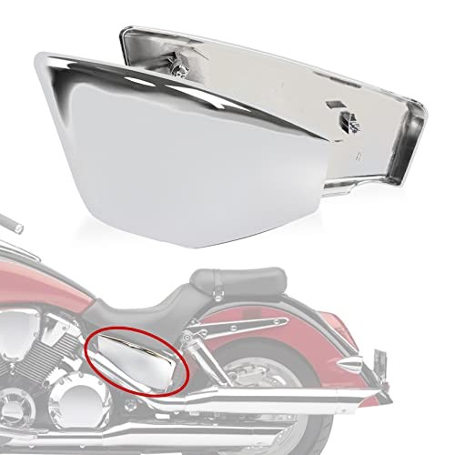 Motorcycle Left Right Side Covers-  Side Covers for VTX 1800 Accessories Chrome