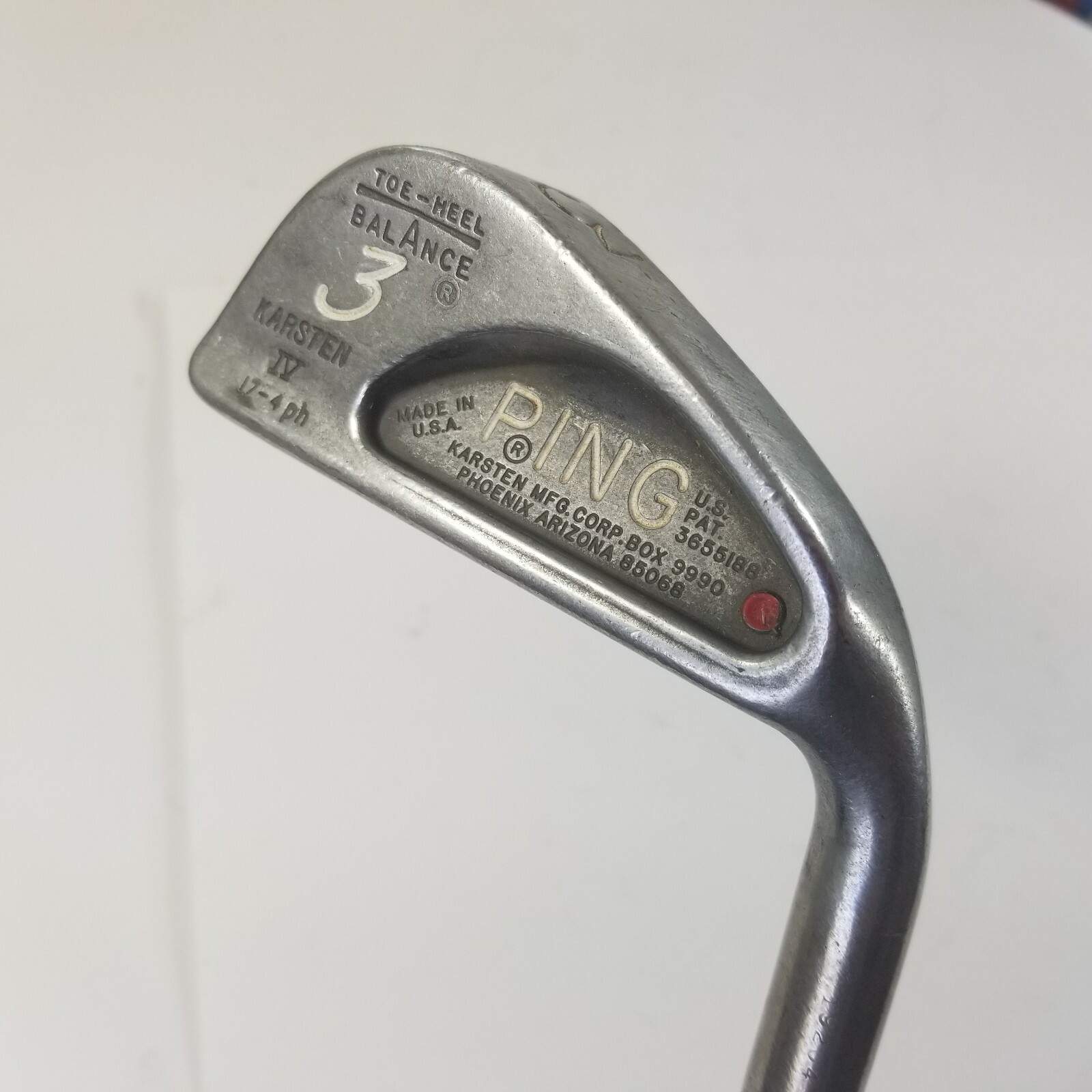 Ping Karsten IV 3 Iron Right Handed Steel Shaft Red Dot 39"