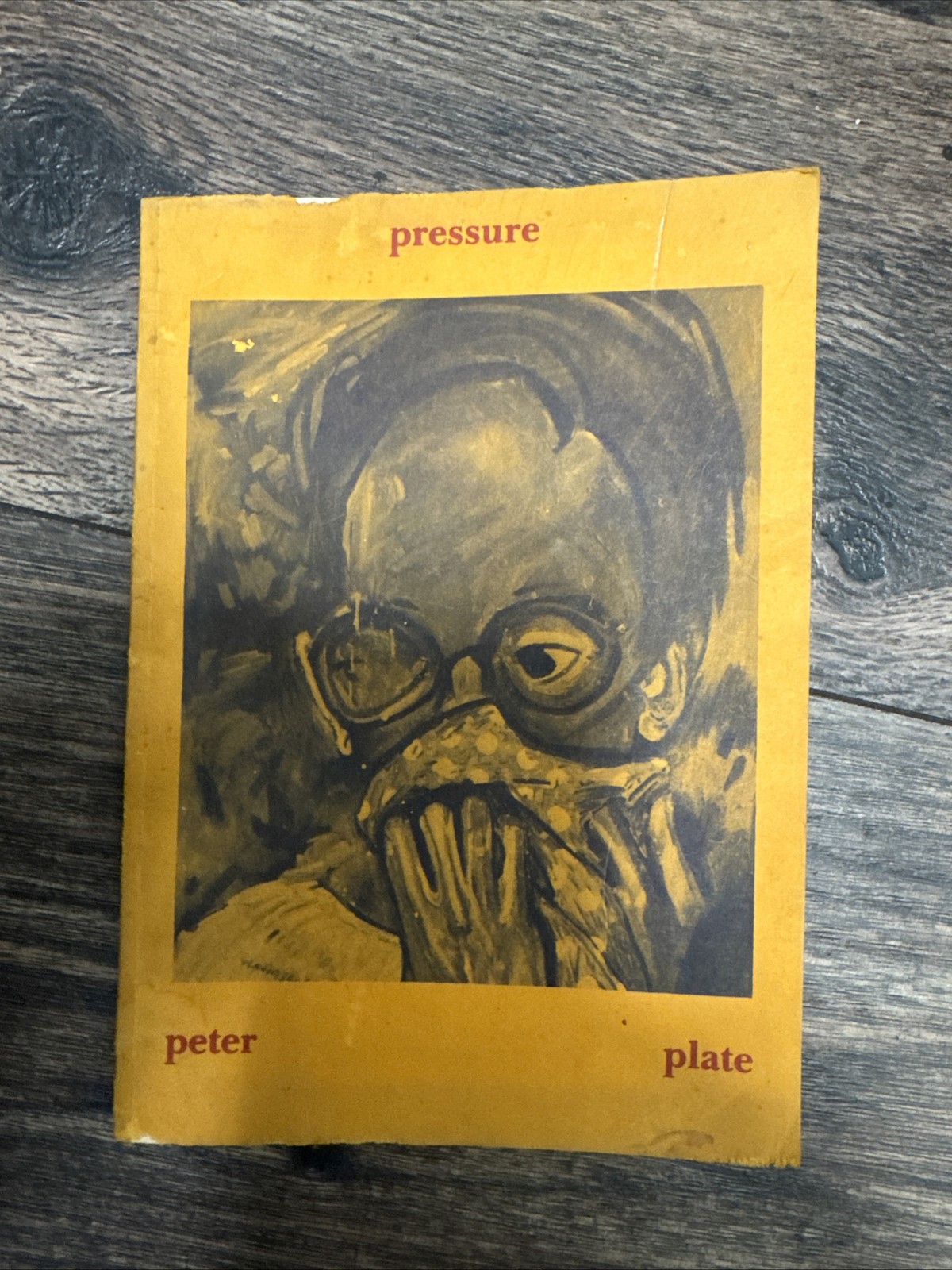 Pressure by Peter Plate Book Sci-Fi Abstract Art Cover Vintage Rare