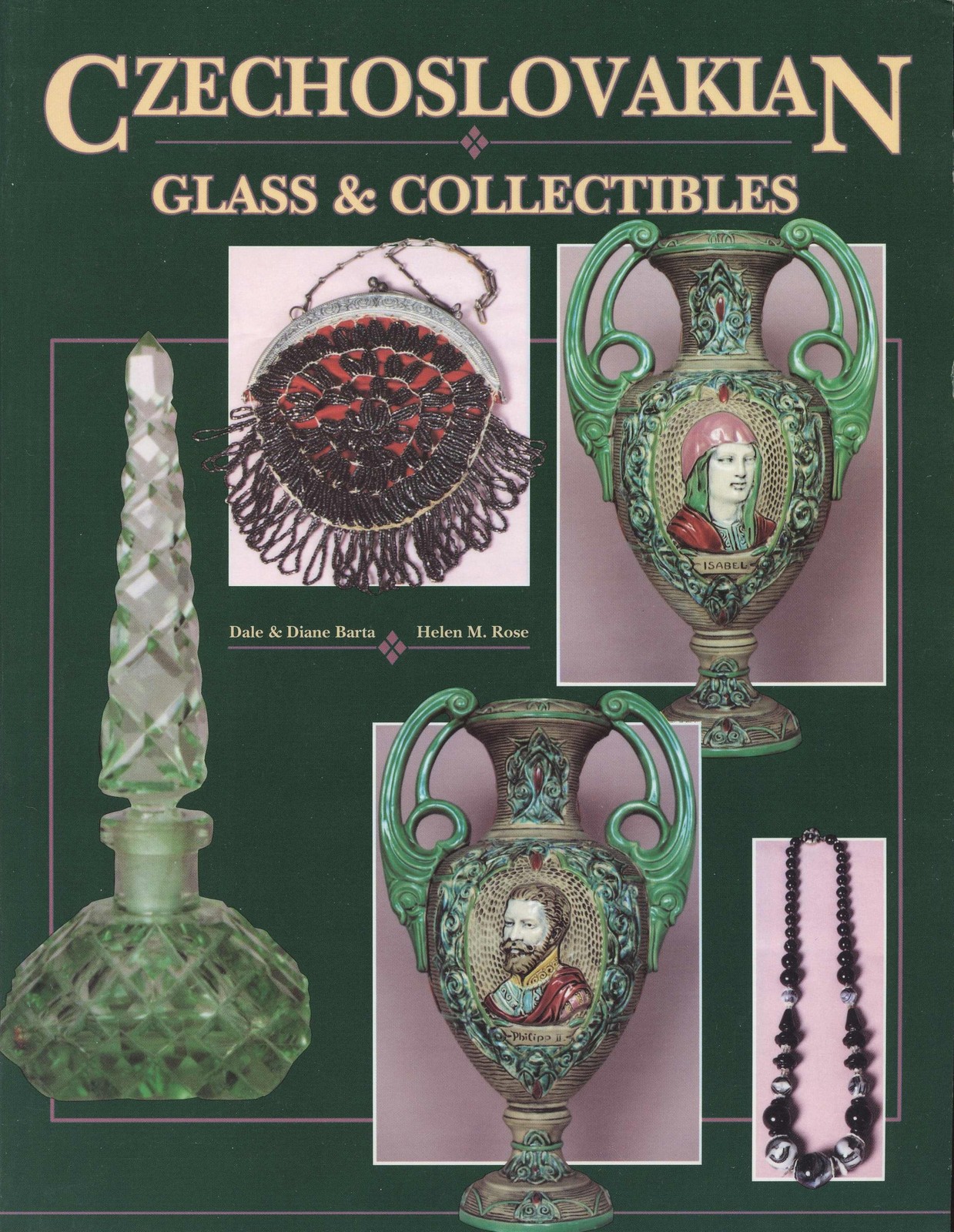 Antique Czechoslovakian Glass Ceramics incl. Marks / Scarce Book + Values