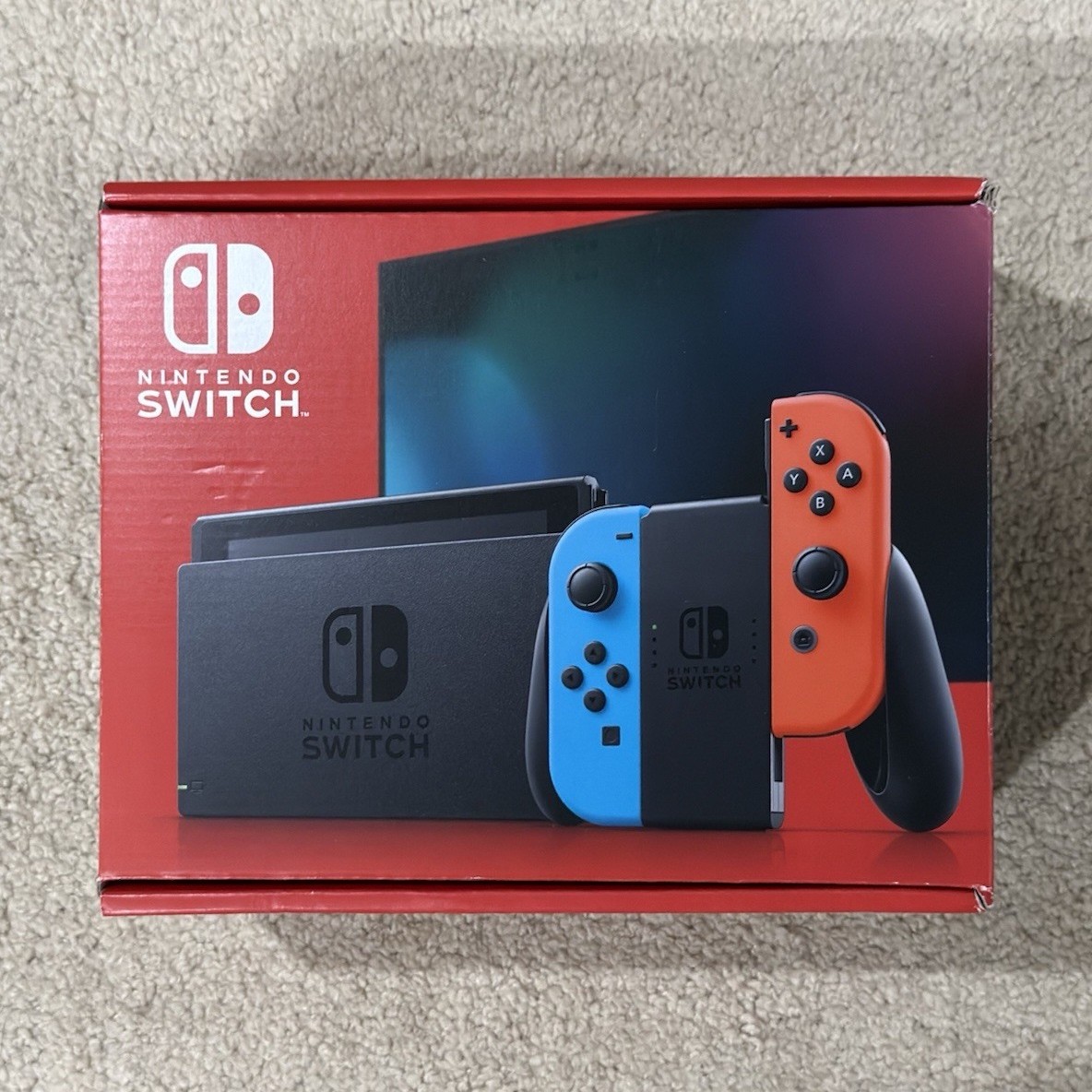 Nintendo Switch V2 HAC-001-01 Extended Battery - Mint Condition - Boxed + RCM