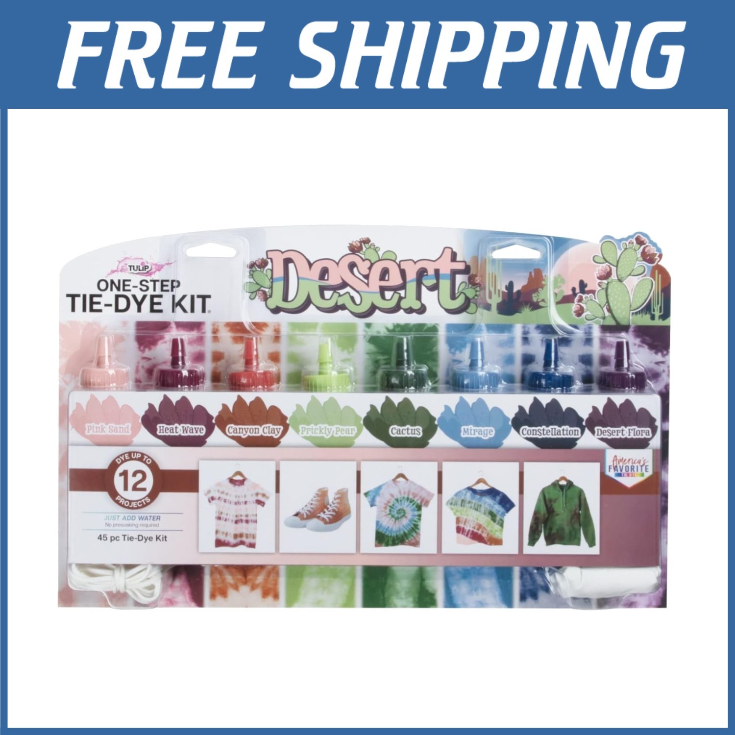 Wilderness Colors Tie-Dye Set - Easy Squeeze Bottles