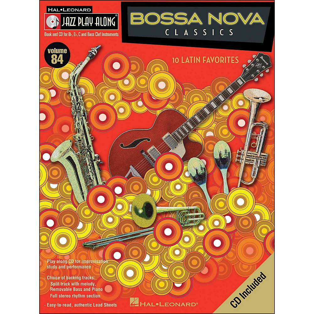 Hal Leonard Bossa Nova Classics Jazz Volume 84 Book/CD