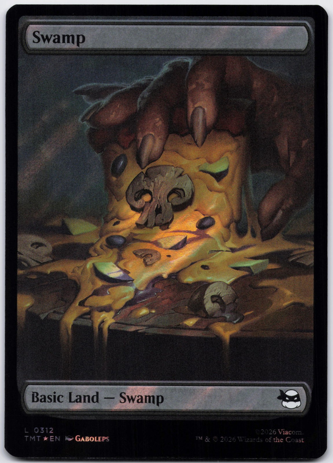 Swamp (0312) (Surge Foil) L Teenage Mutant Ninja Turtles 312 NM