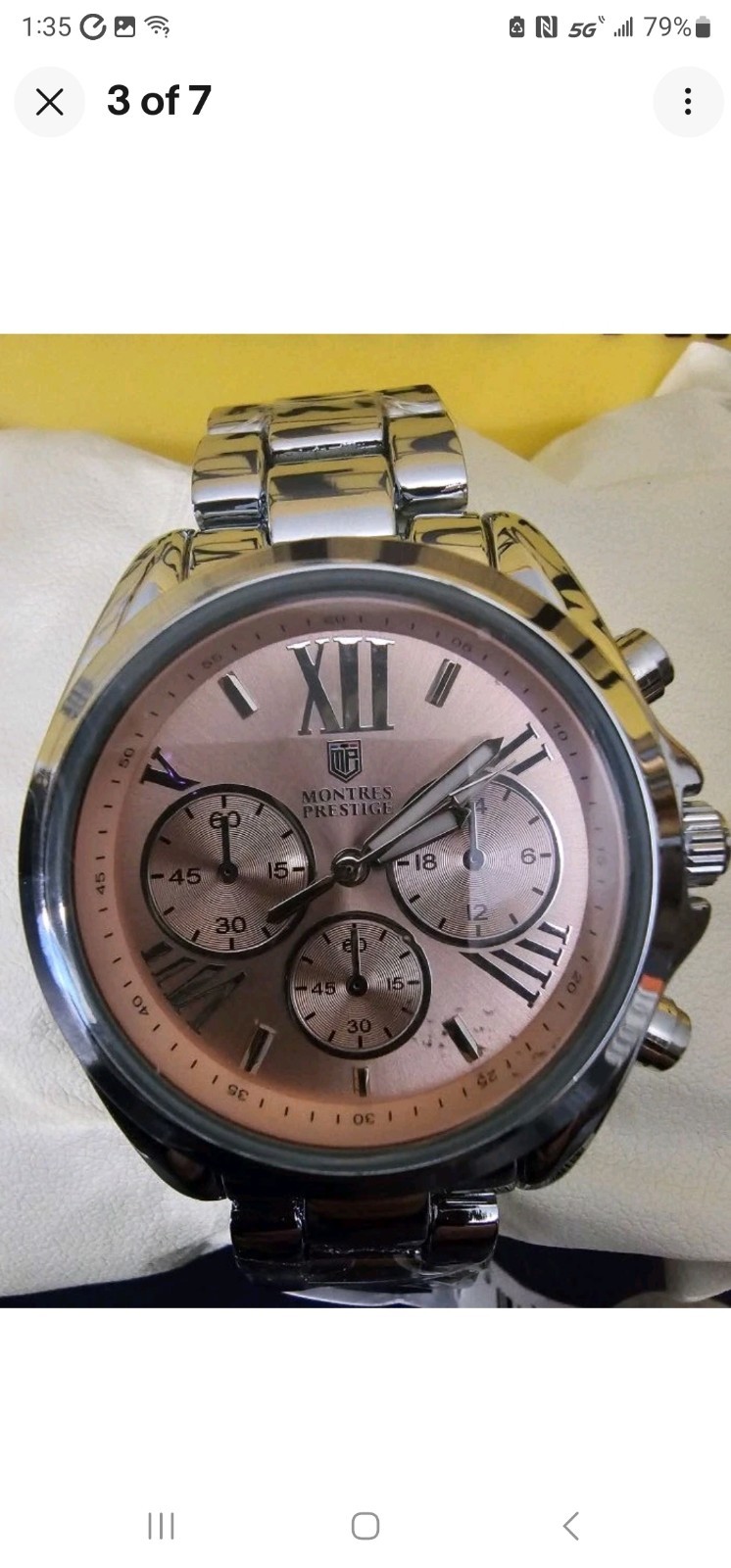 Montres Prestige X Invicta Women's Watch 35mm Stainless Steel Pink MPW-0195 New!