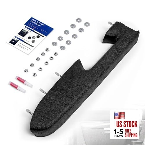 22818465 Front Left Armrest Repair Kit Fit for Chevy Driver Side Black/Ebony