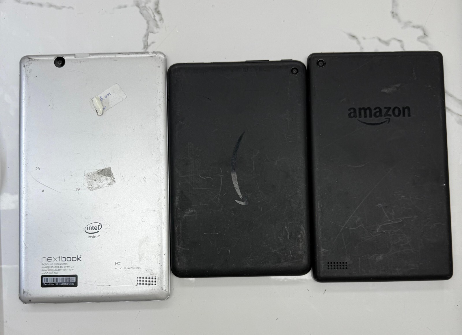 3 TABLETS FOR PARTS NEXTBOOK ARES 8 INCH - FIRE 7 7TH GEN -  FIRE 7 12TH GEN