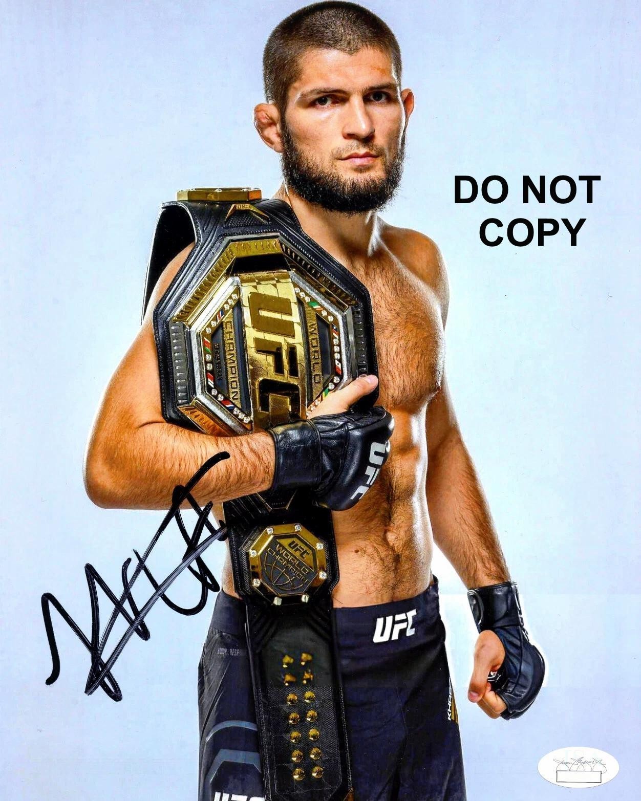 Khabib Nurmagomedov UFC CHAMPION Signed Autographed REPRINT 8x10 Photo RP