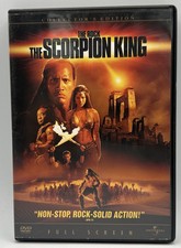 The Scorpion King DVD Fullscreen Collector’s Edition The Rock 2002
