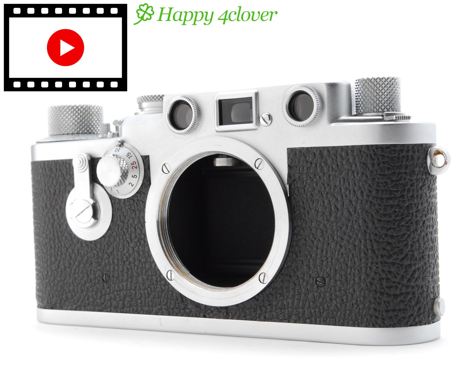 Red Dial Self Timer [MINT] Leica IIIf 3f Rangefinder 35mm Film Camera Body JAPAN