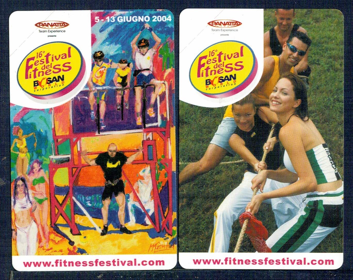 GIAN - Series "16th FITNESS FESTIVAL 2004" 2 New Cards COMPLETE