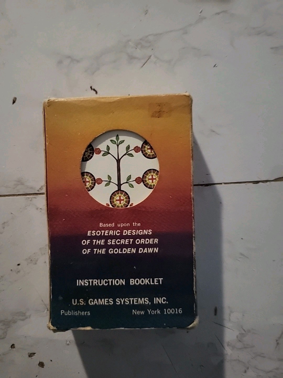 1st Edition Golden Dawn Tarot Card Deck 1978 Robert Wang Complete Occult RARE