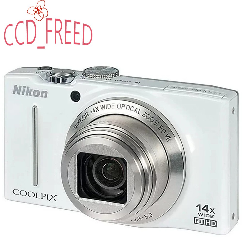 Nikon COOLPIX S8200 Digital Camera 16.1MP 14x Optical Zoom Vintage Auto Focus