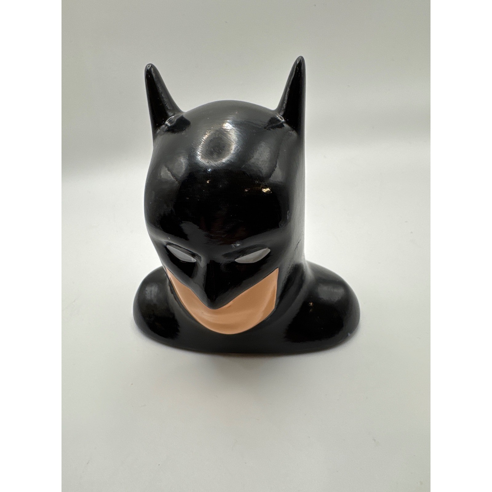 DC Comics Batman Ceramic Bust Coin Bank FAB NY Glossy Black Cowl Money Box