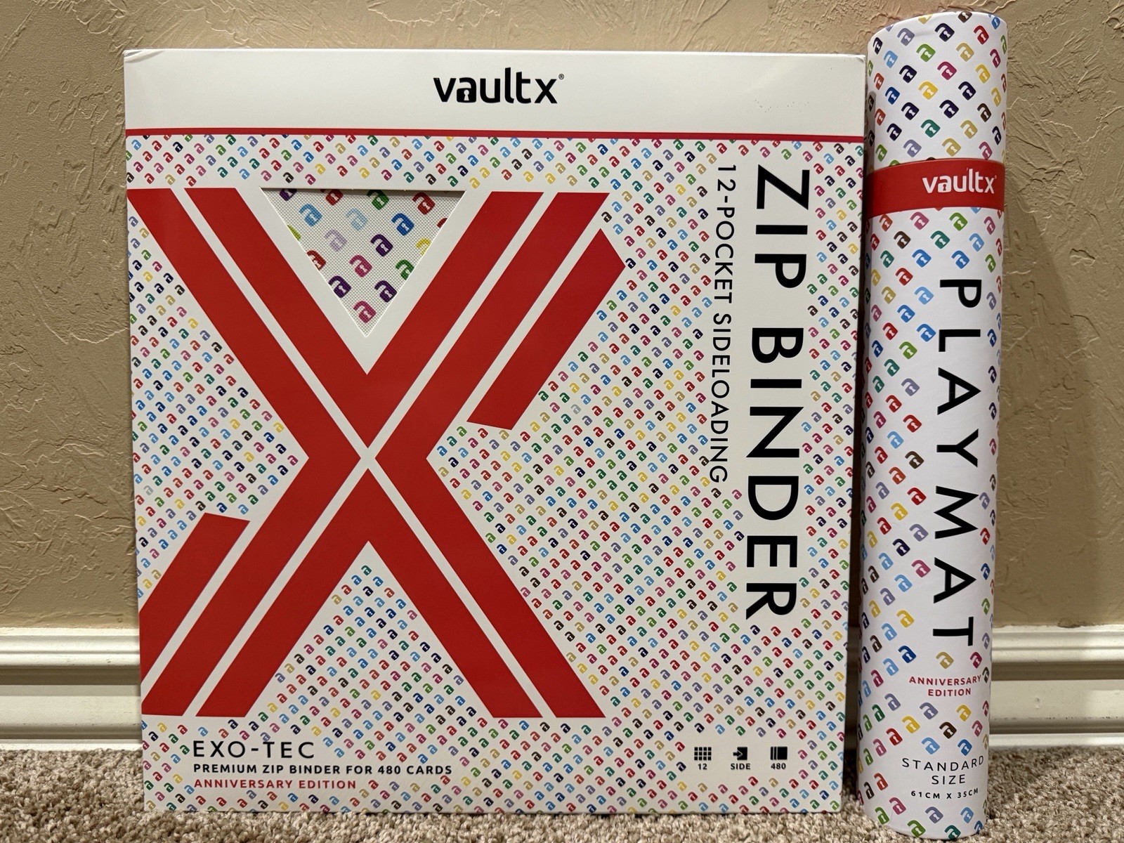 Vault X Anniversary 30th Edition Pokemon Exo-Tec 12 Pocket Zip Binder & Playmat