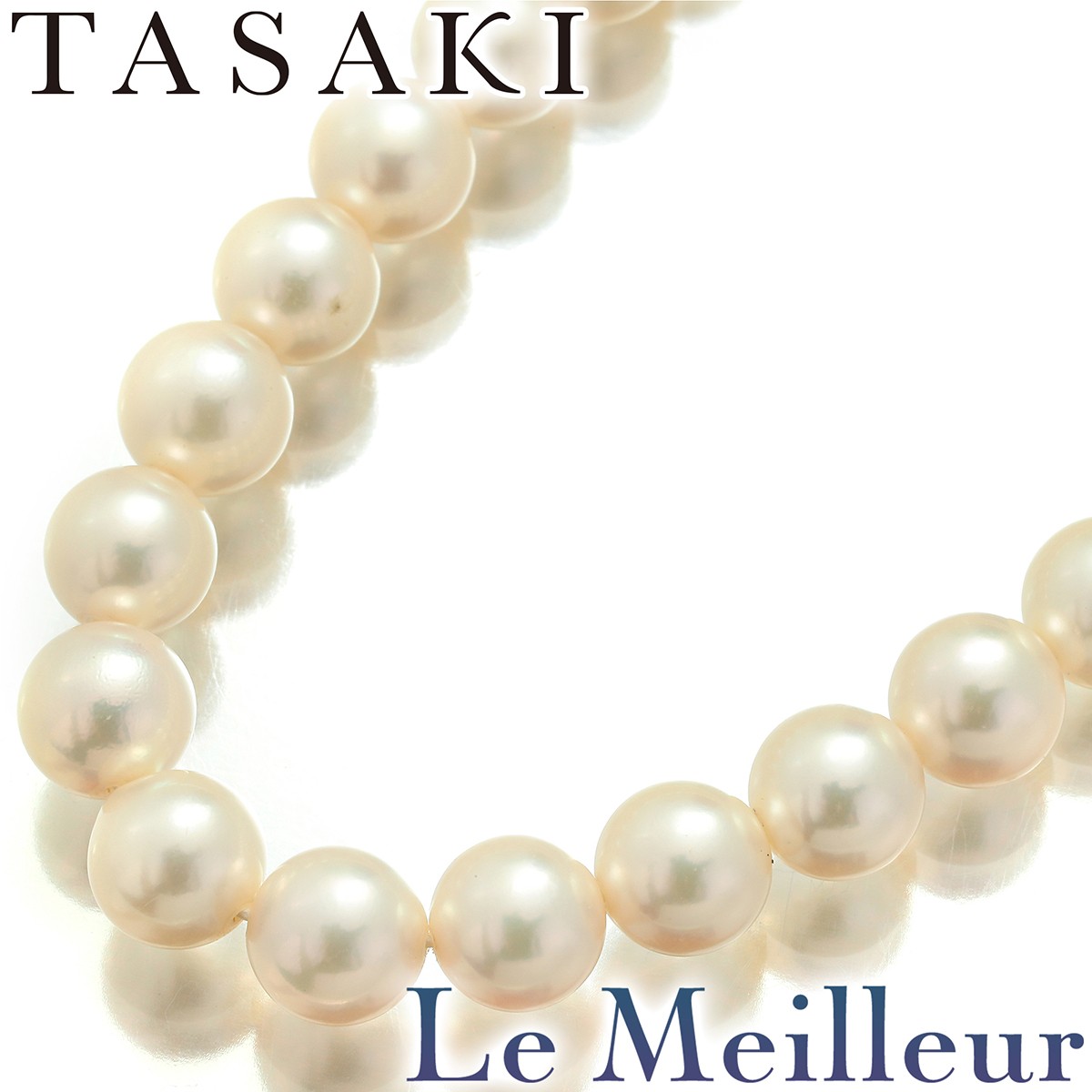 TASAKI Pearl Necklace 7 7.4mm Sv Used