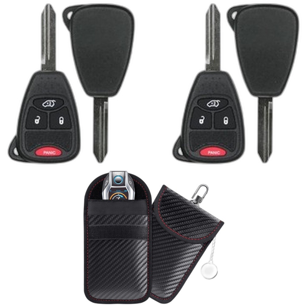 Replacement Key Fob Remote 2005 Jeep Liberty FCC: M3N5WY72XX MPN: w/Case