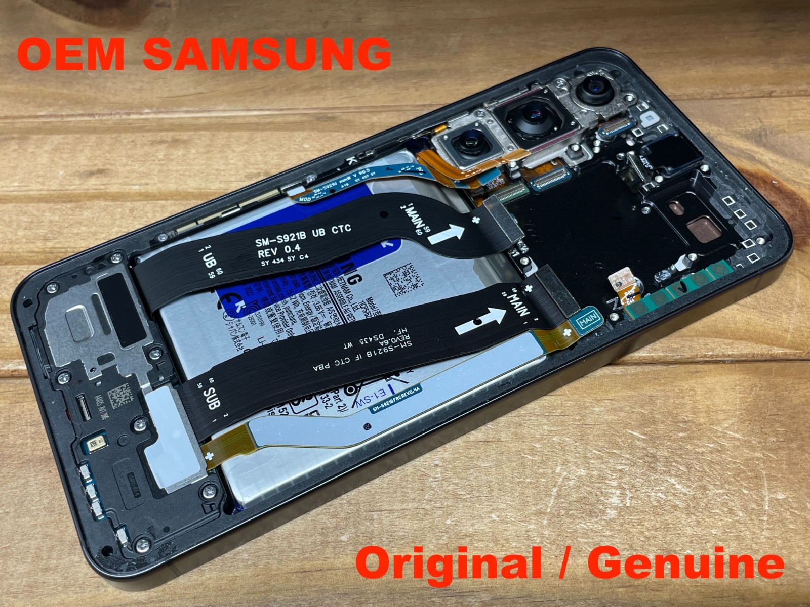 Samsung Galaxy S24 - OLED LCD Replacement Screen Assembly w/ Frame - OEM Pull