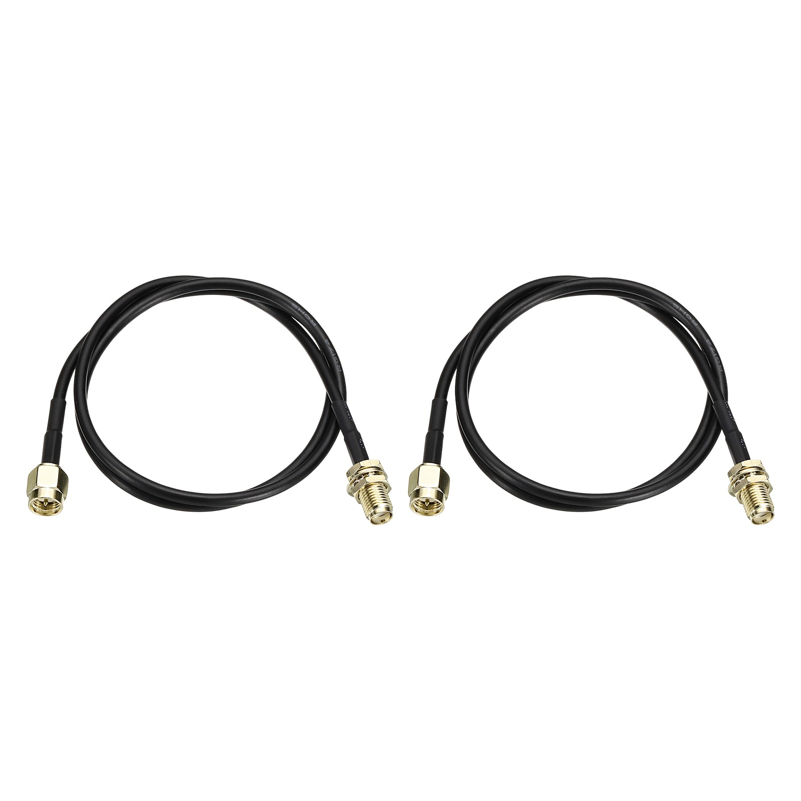 Antenna Extension Cable, 2Pcs 1.6FT RP-SMA Male to RP-SMA Female